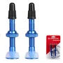 VALVULA TUBELESS ABSOLUTE AZUL 48MM PAR